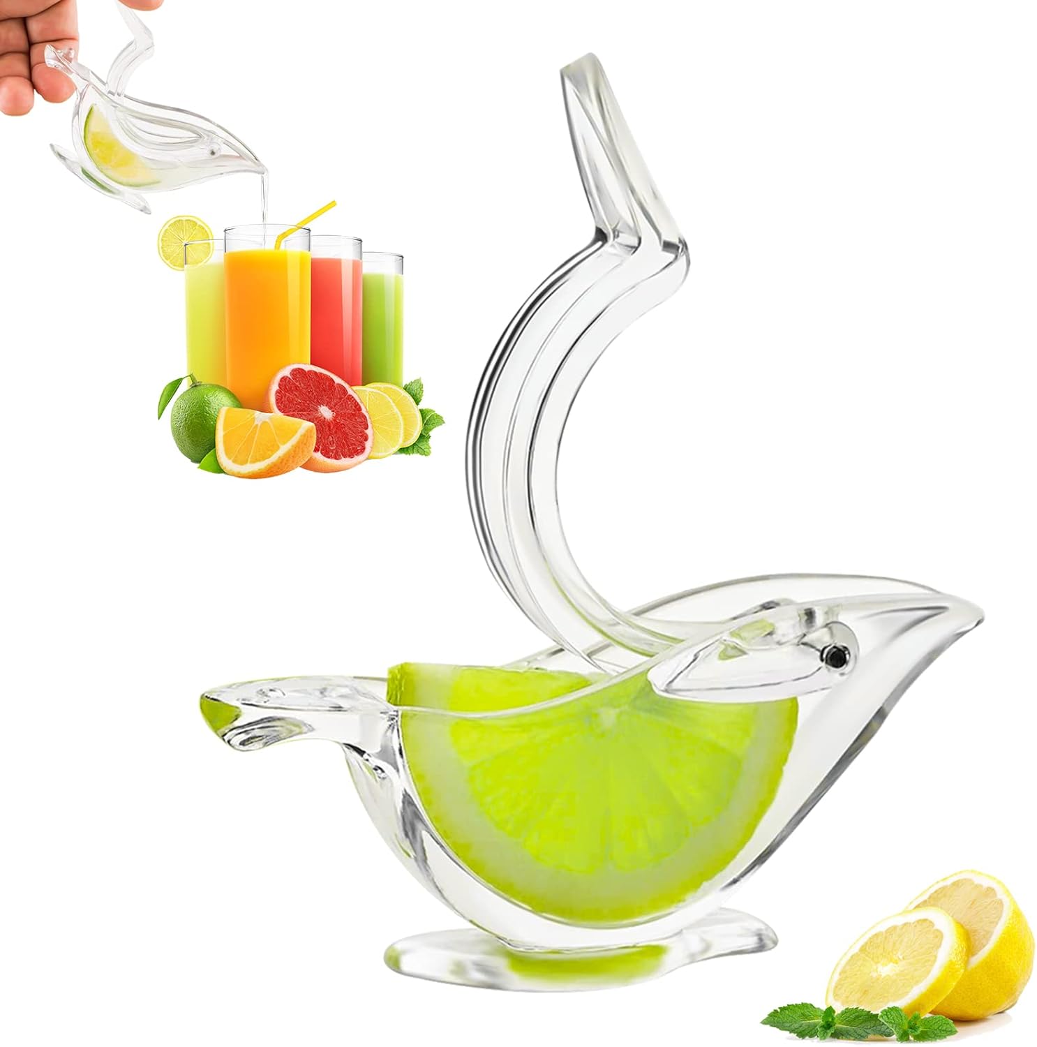 Manual lemon squeezer Lemon Juicer, Acrylic bird lemon