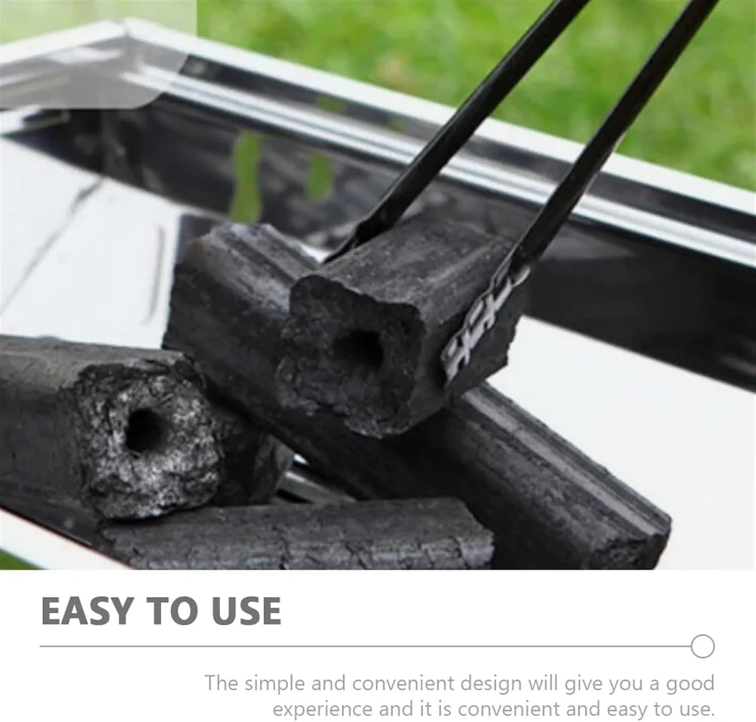 Fire Tongs Tongs Charcoal Clip BBQ Fireplace Grabber Outdoor Firewood Tong Barbecue Log Scissors Grillclamp Camping Picker Kitchen