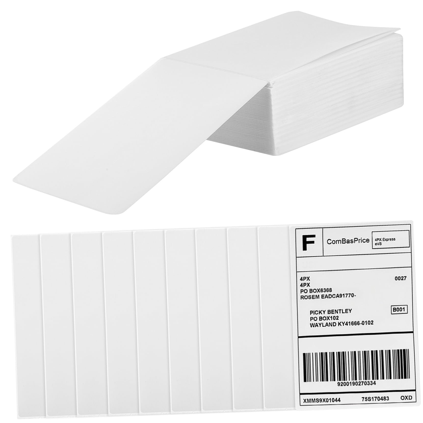 500pièces Étiquettes Thermiques Expédition Autocollantes Pour Imprimantes Thermiques Étiquettes Pour Expédition Express