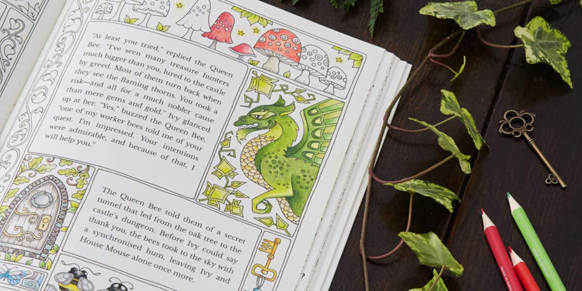 Ivy and the Inky Butterfly: A Magical Tale to Colour