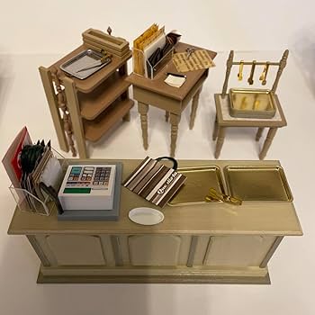 Amazon.co.jp: ドールハウス リーメント ミニ厨房菴 ミニチュア