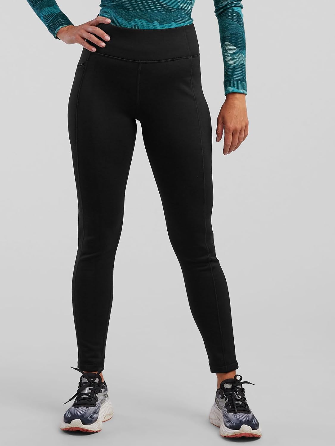 Title Nine Crash 2.0 Polartec® Fleece-Lined Tights - Image 2