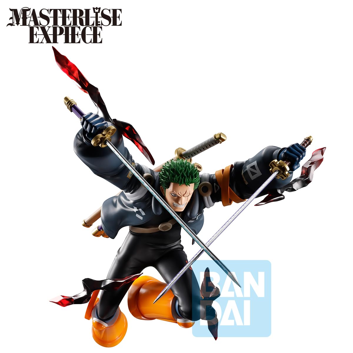 ONE PIECE MASTERLISE EXPIECE フィギュア Ichibansho Figure - One Piece - Roronoa Zoro (Burst of Energy