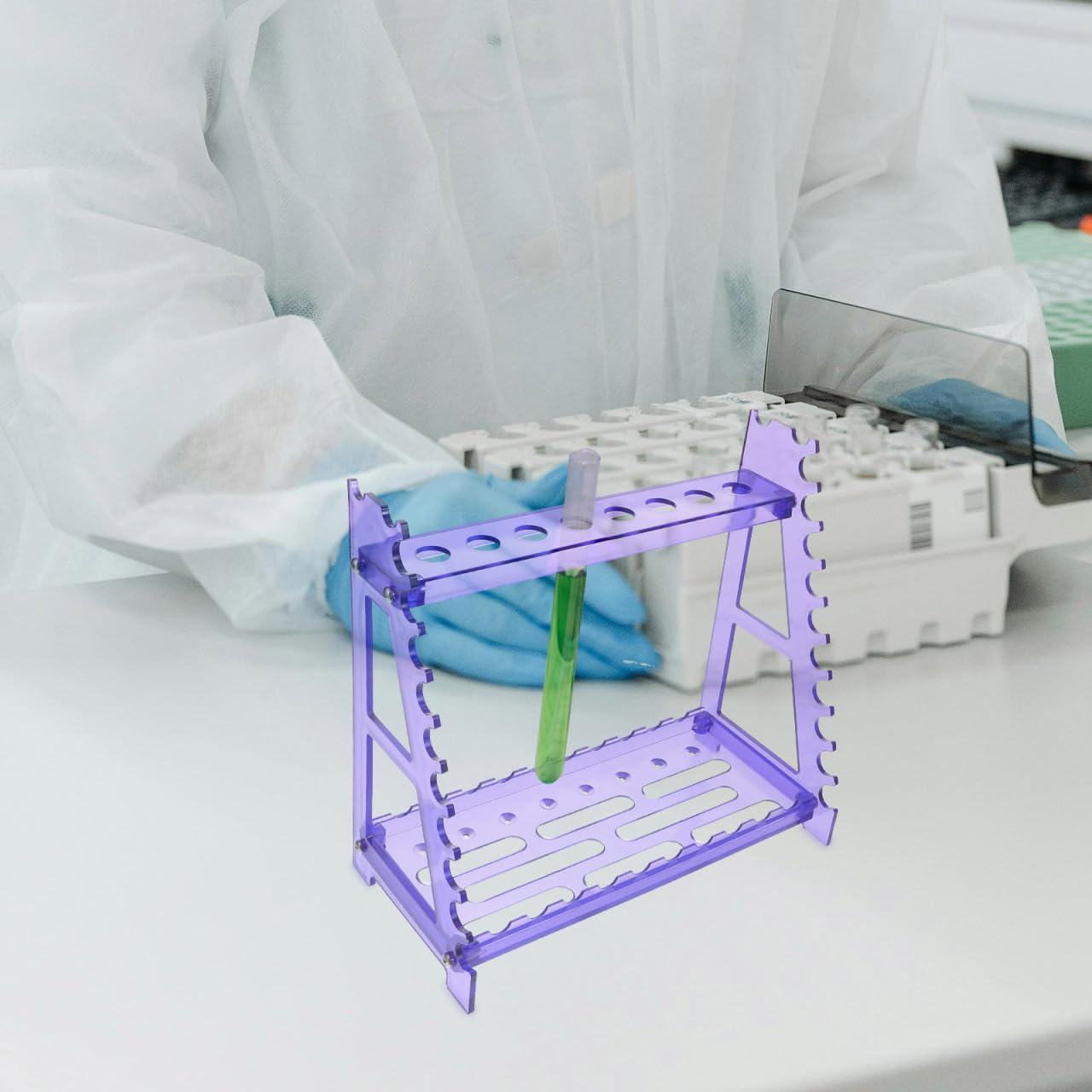 iplusmile Pipettenhalter T-Form 9.53 x 8.66 x 4.37 Zoll Abnehmbar für Übersichtliche Organisation & Schnellen Pipettenwechsel – for Labor, Wissenschaftliche Experimente, Studium