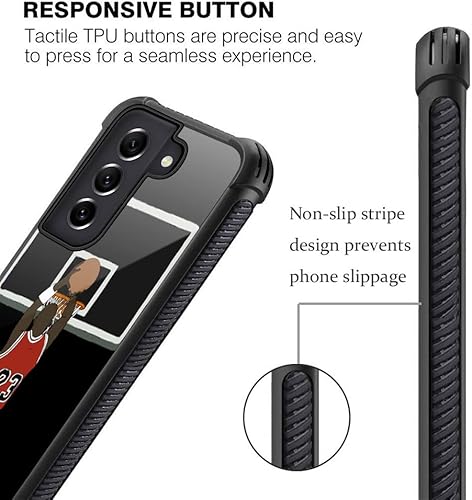 Miniatura 9 de Funda compatible con Samsung Galaxy S21 Plus, Jugador de baloncesto 35 Galaxy S30 Plus para niños y hombres, TPU suave a prueba de golpes, funda de