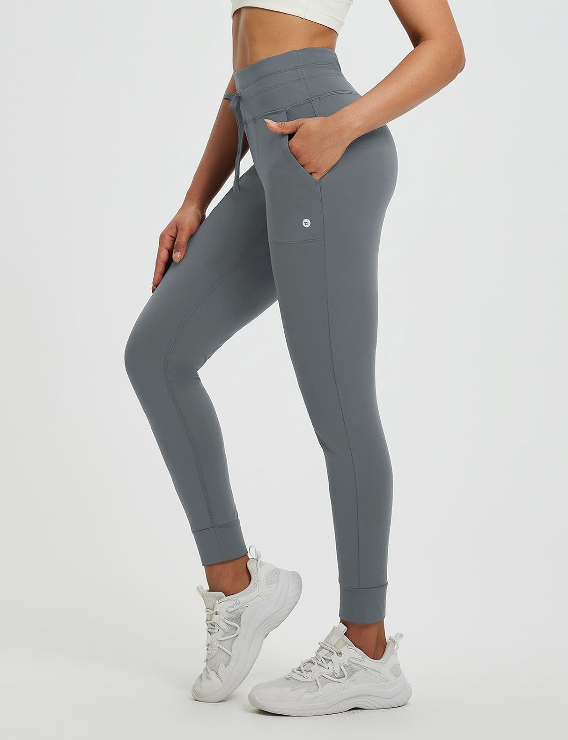 baleaf Women's Fleece Lined Leggings-Fit Joggers Winter Lounge Pants with Pockets Thermal Warm Sweatpants Casual - Image 2