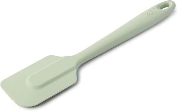 Zeal Silicone Scratch Non-Stick Spatula, Sage Green, 26 cm
