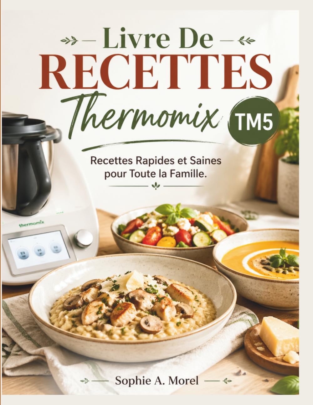Livre de Recettes Thermomix Tm5: Recettes Rapides et Saines pour Toute la Famille.