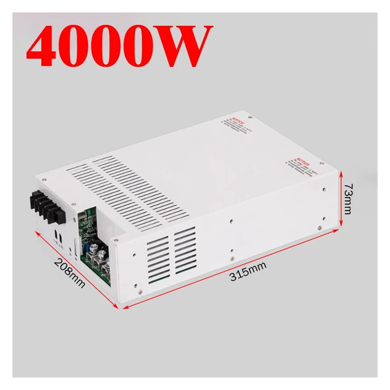 Regulowany Zasilacz Impulsowy O Mocy 4 KW. Transformator AC Na DC