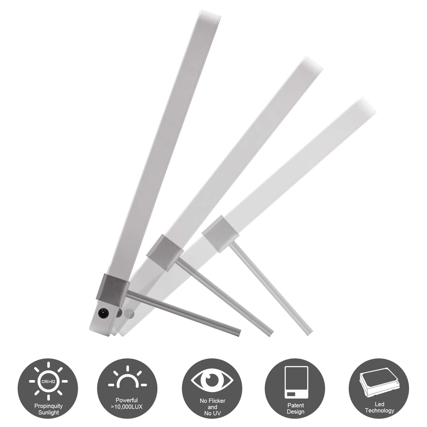 Lámpara LED de Luz Diurna, Simulación de Luz de Día, PVC 18.00W 240.00V