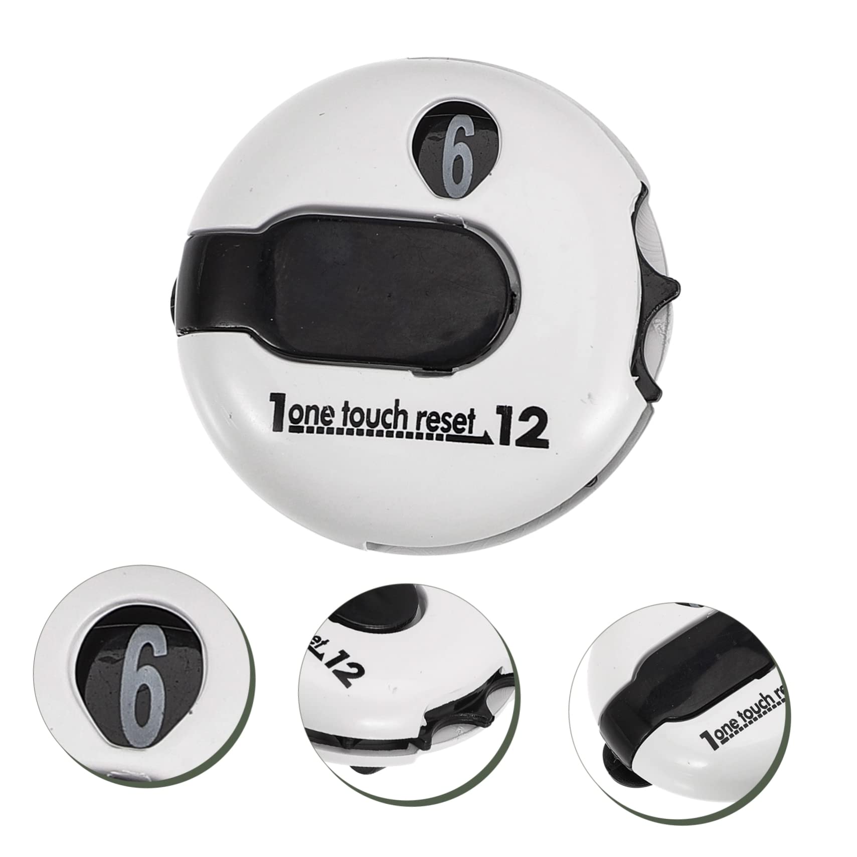 WOONEKY 5stücke Golf Score Counter Clip Tragbarer Golfs Zähler Für Präzise Und Putts Wiederverwendbar Batterien Leicht Und Praktisch Für Golfer Als