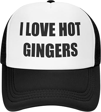 Black Trucker Hats Funny - Funny Adults Gag Gifts - Mesh Baseball Snapback Cap for Men Women