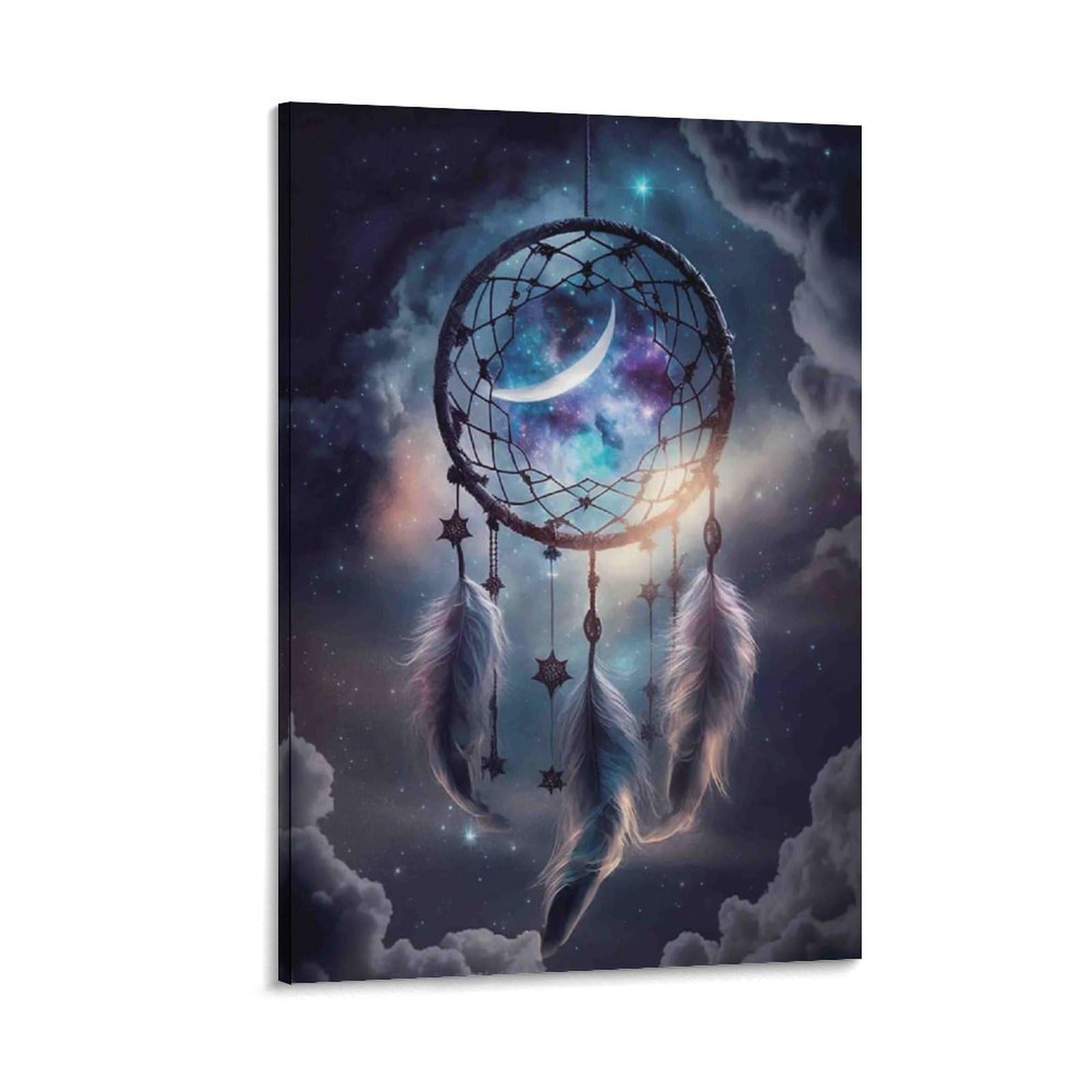 DHBANEIOK Dreamcatcher星空挂饰 Poster Artwork Giclee Canvas Prints Modern Wall Art Picture Wall Hanging for Office Gym Living Room Decor 24x36inch(60x90cm)