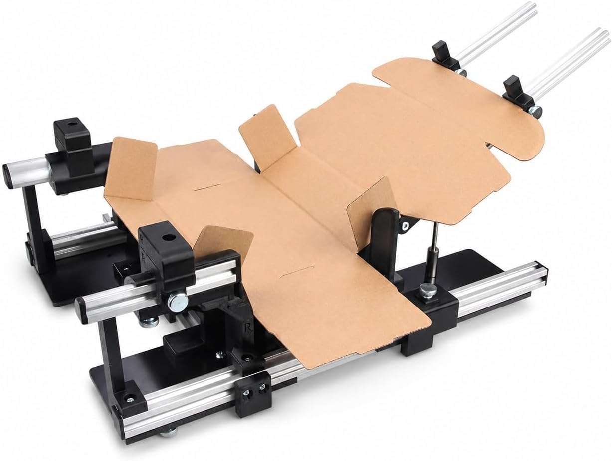 Preparación rápida de cajas de envío con herramienta manual plegable