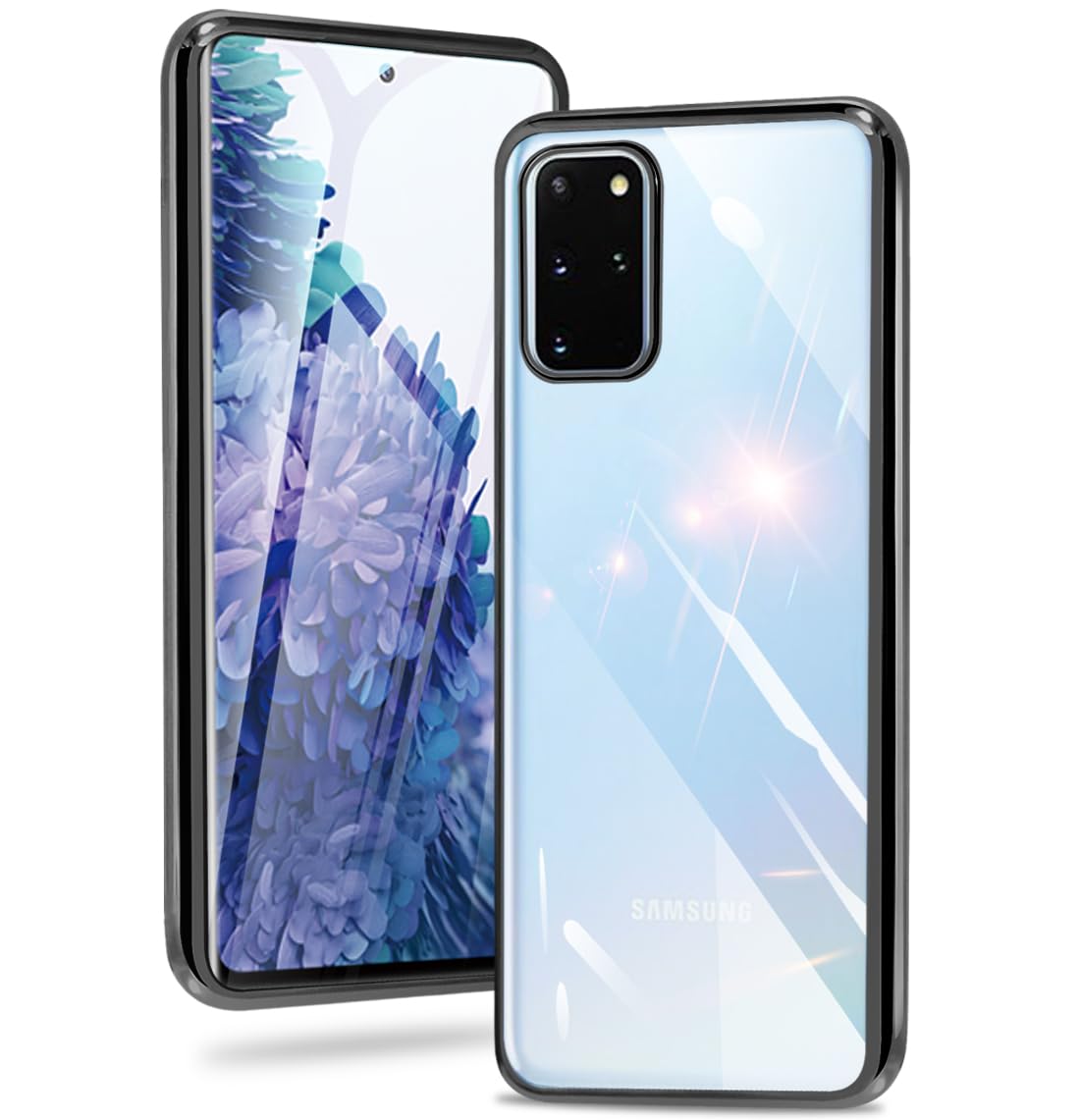 Amazon.co.jp: Galaxy S20 plus ケース クリア 黒 ギャラクシーs20+ SC