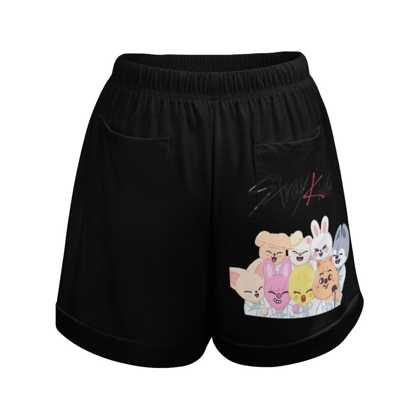 Anime Style Damen Shorts-Bequeme Harajuku Shorts, Fans