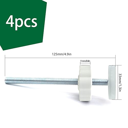 Miniatura 5 de Paquete de 4 tornillos de 0.3 pulgadas para instalar puertas de bebés a presión, con abeto de accesorio para todas las puertas de ensayo a presión