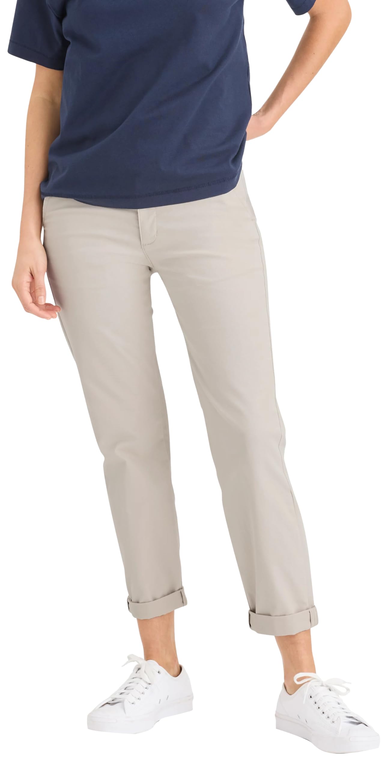 Dockers Women's Weekend Chino Slim Ankle Trousers, Harvest Gold, 33 W
