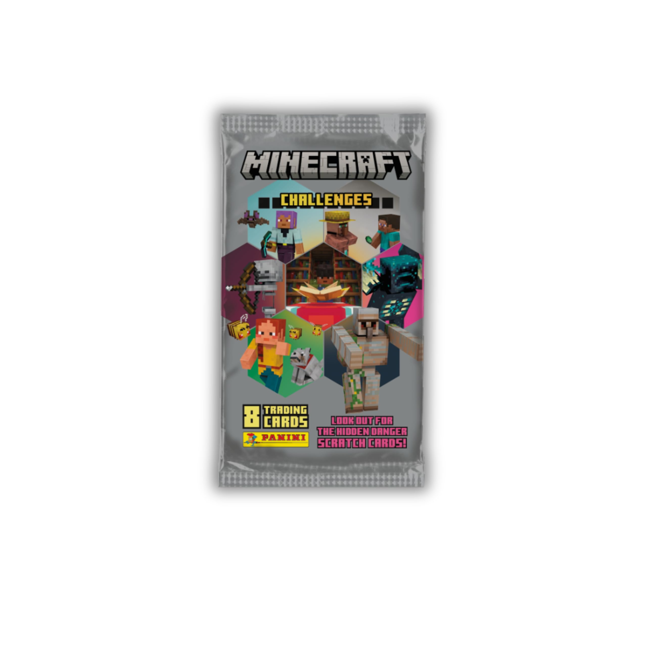 PANINI Minecraft Trading Cards 4 - Challenges Boîte de 18 Pochettes