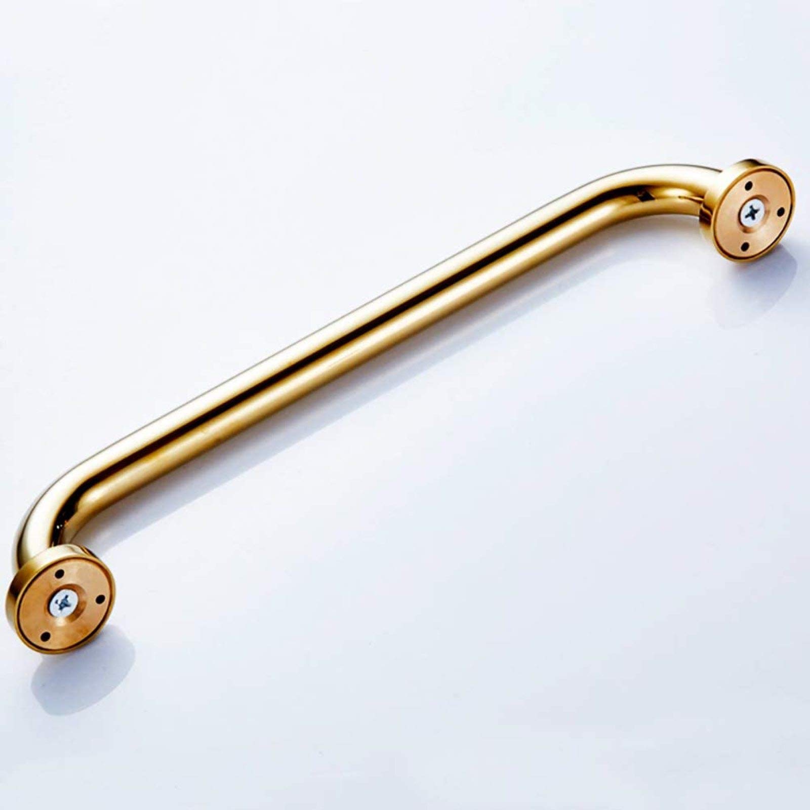 Maniglione per Doccia Oro, Maniglia per Vasca da Bagno in Ottone corrimano Supporto di Sicurezza per disabili, Anziani, infortuni, 30 cm (30 cm) (50 cm B)