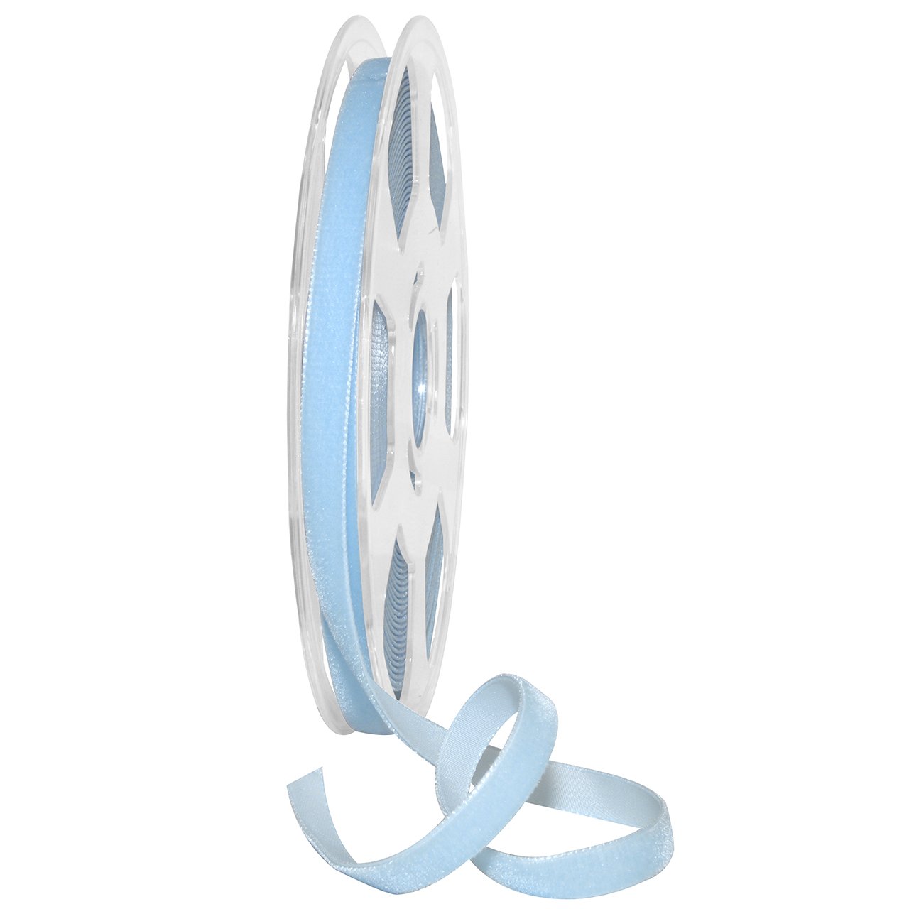 Morex Nylon Velvet Ribbon 3/8 Inch Light Blue Gift Wrapping Morex Light ...