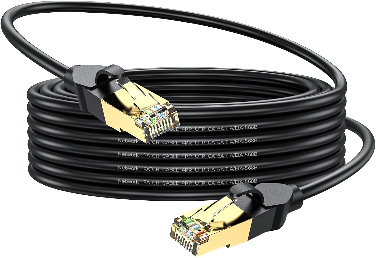 LANケーブル 30m CAT6A カテゴリ6 高速 ランケーブル PoE対応 26AWG 550MHz 10Gbps/ギガビット対応 CAT6準拠 RJ...