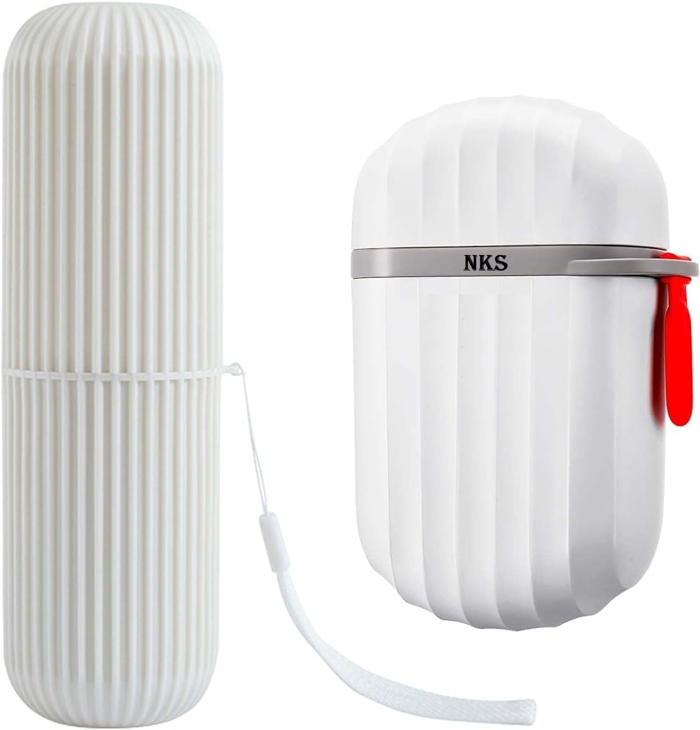 NILKANTH SHOPPERS Plastic 1 Pcs Travel Soap Case 1 Pcs Toothbrush Case Waterproof Travel Soap Dish Shower With Convenient Handle Travel Soap Case Holder (Tra.Soap Case + Toothbrush Holder),Multicolor