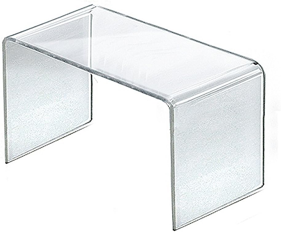 Clear Acrylic Riser Pedestal Display Set of 4