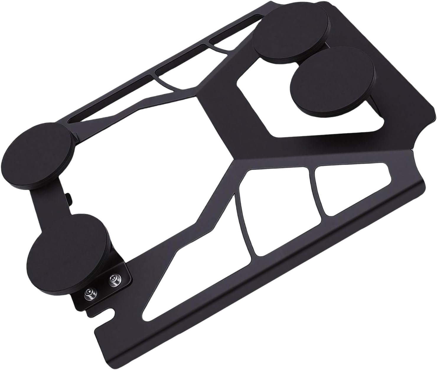Magnetic Mount Kit, Alloy Steel Satellite Dish Mount for Vehicles, with Adjustable Magnets and Feet for High Speed Travel, Outdoor Use