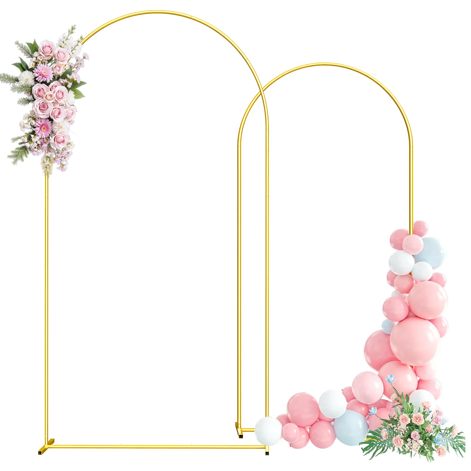 Photo 1 of AVVKED Metal Arch Backdrop Stand, 7.2FT+6FT