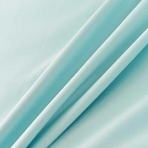 Miniatura 4 de Juego de funda de edredón de 2 piezas, funda de edredón de microfibra ultra suave de doble cepillado con cierre de cremallera y lazos en las