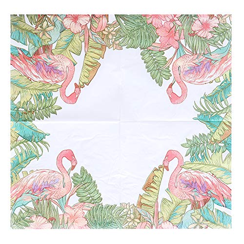 Flamingo Party Supplies, Disposable Cocktail Napkins, Decor Paper Napkin For Wedding, Birthday And Dinner Party, Anniversary Celebration, Cocktail Beverage Napkins 60-Count, 13" X 13" #TOP4