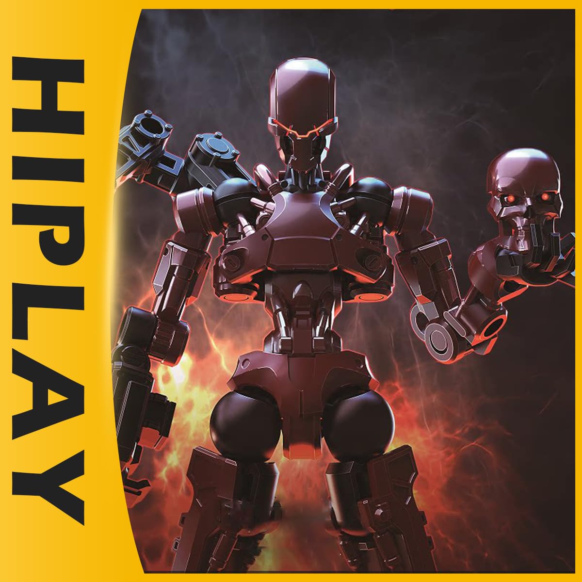 HIPLAY Sheik Mainland Sentinel Inhuman 2-w-1 Czerwony Cień Skala 1/18 Mecha Plastikowy Model do Składania