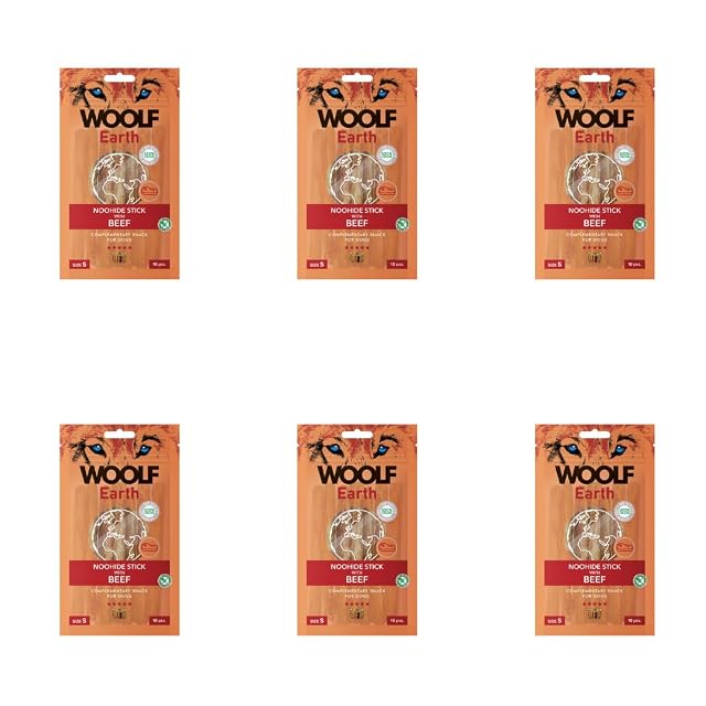 Pack 6x90g - Snacks Naturales Perros Woolf Earth - Premios Salud Articular - Dog Treats Alta Digestibilidad