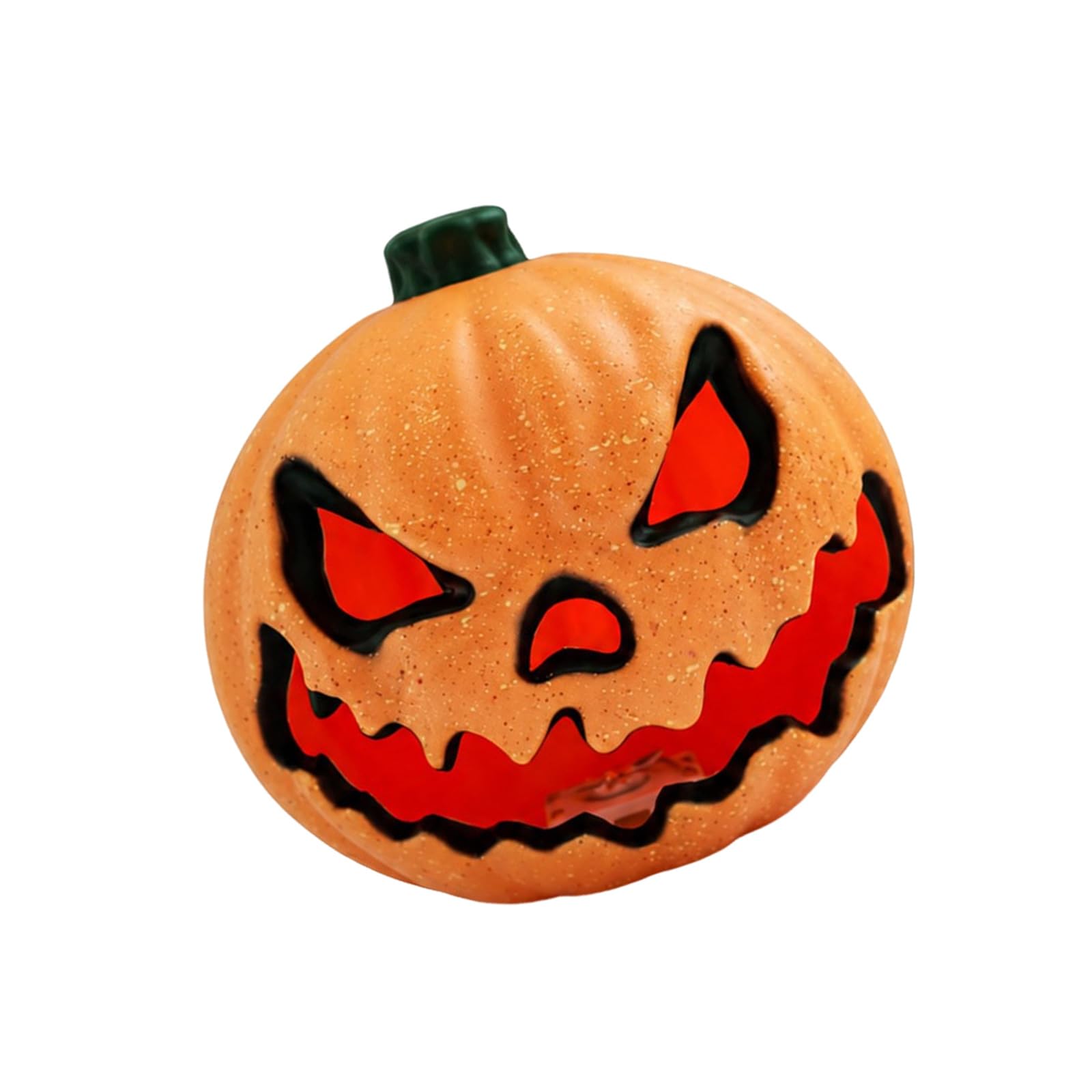 DRTLPMB Battery Powered Pumpkin Decoration Light for Halloween Tables, Freestanding Seasonal Decor with 22cm Size Reference