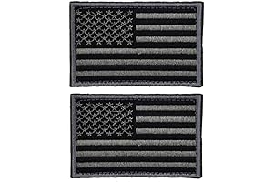 2 Pieces Tactical US Velcro Patches for Men