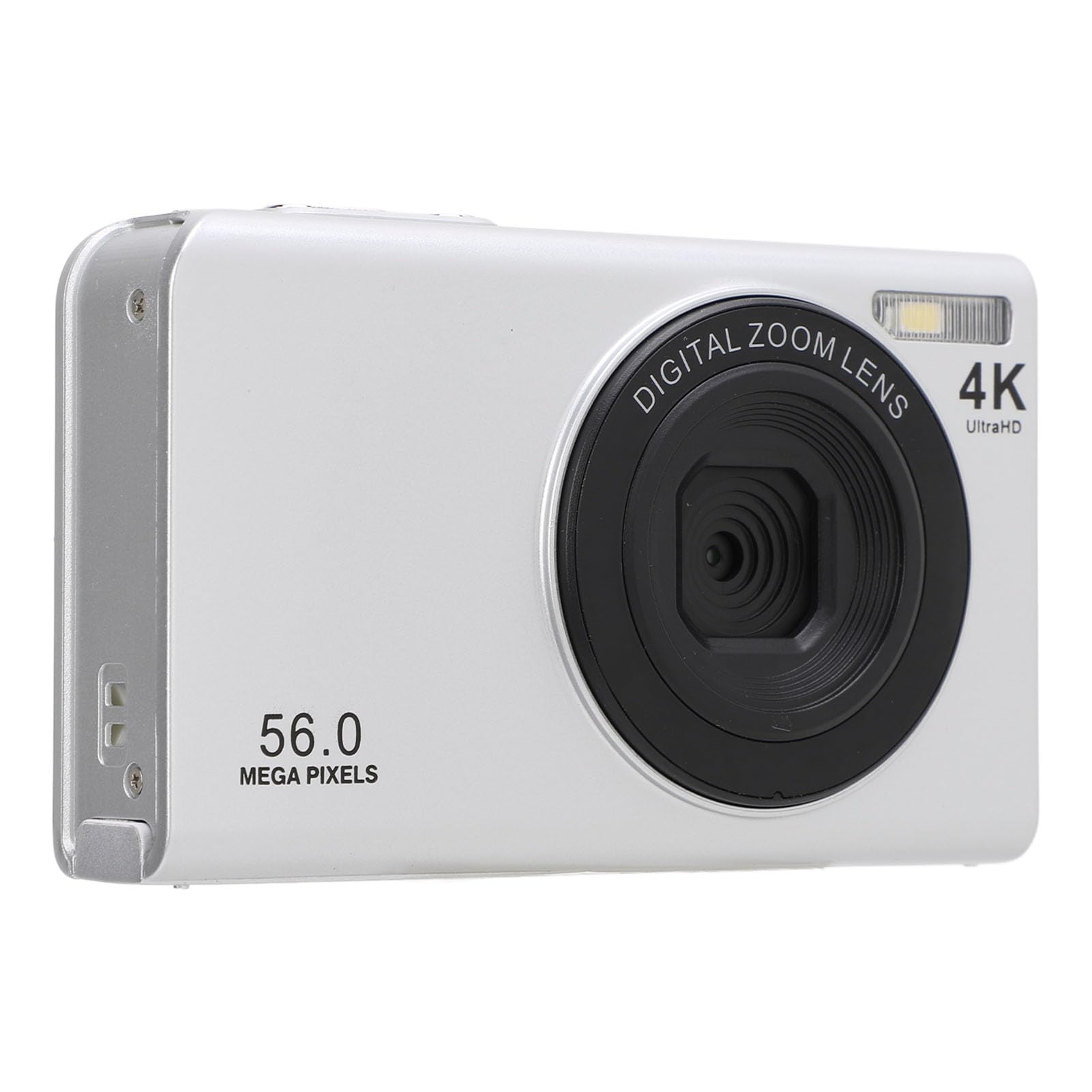 Aparat Cyfrowy, Aparat Dziecięcy Aparaty Cyfrowe 56 MP 4K Autofokus 16-krotny Zoom Cyfrowy do Aparatu (SILVER)