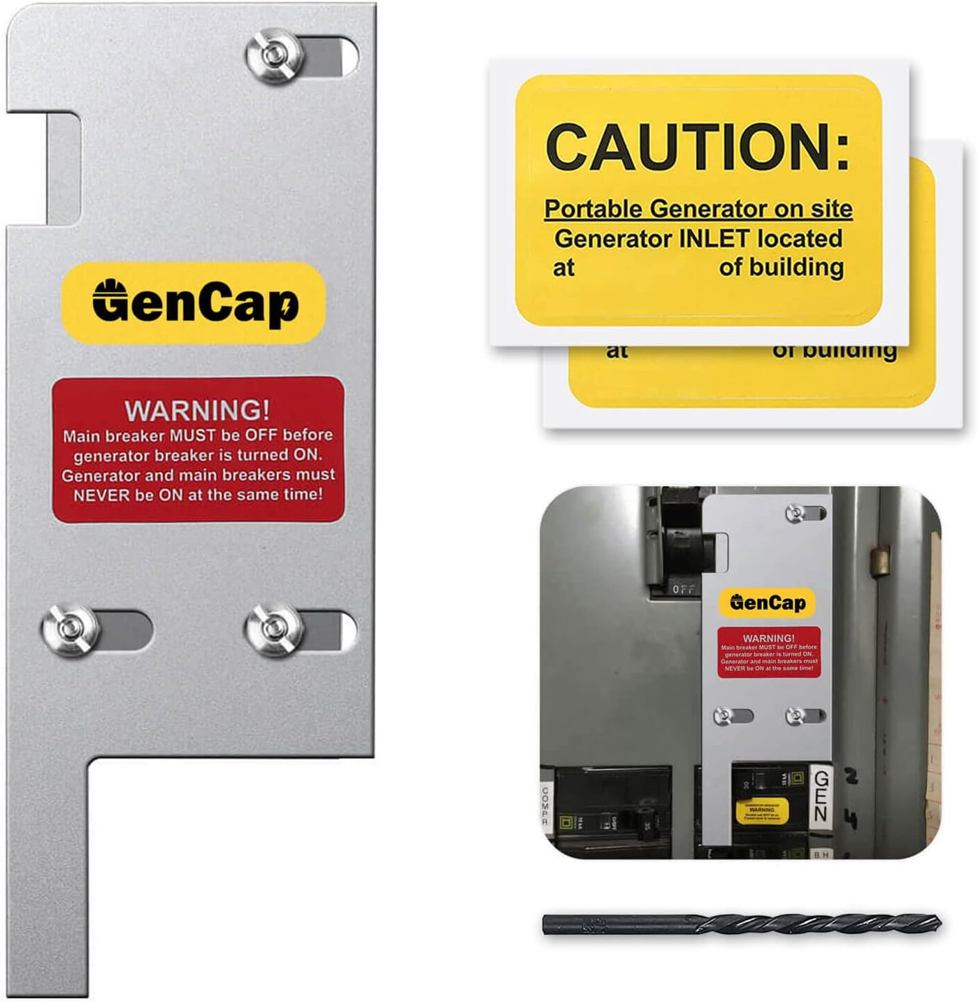 Square D QO Homeline Generator Interlock Kit 200V Indoor Outdoor Safety Switch
