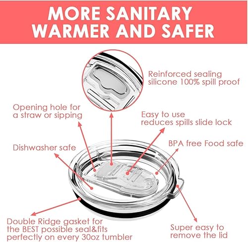 Miniatura 4 de Paquete de 25 vasos delgados de acero inoxidable de 20 onzas, vasos aislados de doble pared con tapa, vaso para agua, vaso delgado de viaje al vacío