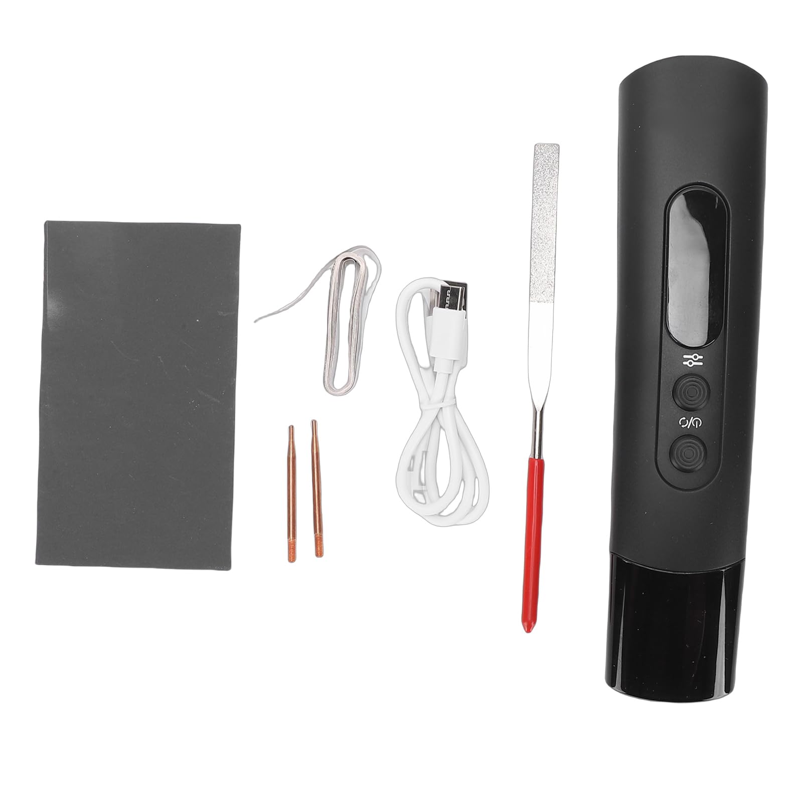 FTVOGUE Poste de Soudage par Points LCD Portable, Poignée Ergonomique,