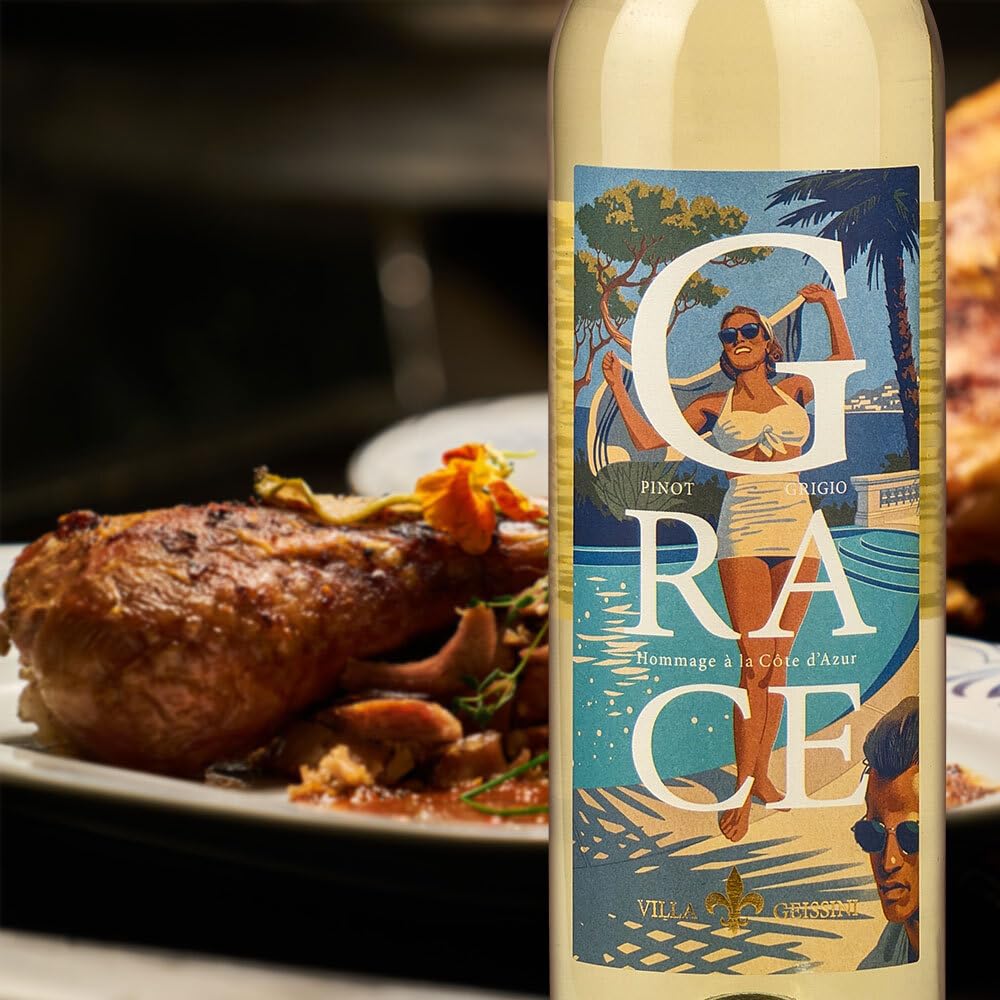 Villa Geissini Wein Jetset-Set Probierpaket M + VINOX Winecards