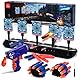 Lehoo Castle Zielscheibe mit Spielzeug Pistole für Nerf, Zielscheibe Elektrisch für Nerf Gun, 20 Schaumstoffdarts, Spielzeug Junge ab 6 7 8 9 Jahre