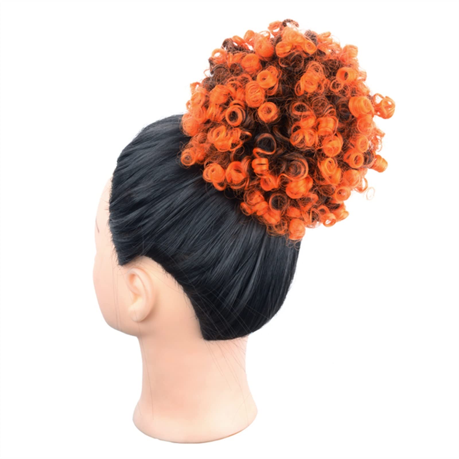 Image of Shaggy bun hair design
