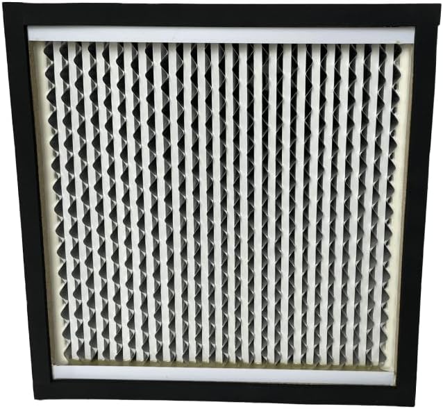 Filter Replacement, 12'' x 12' x 12'', for Negative Air Machine, Air Purifier, HEPA Pleated Air Scrubber, Wood Frame, 99.97%, Standard Capacity Filter