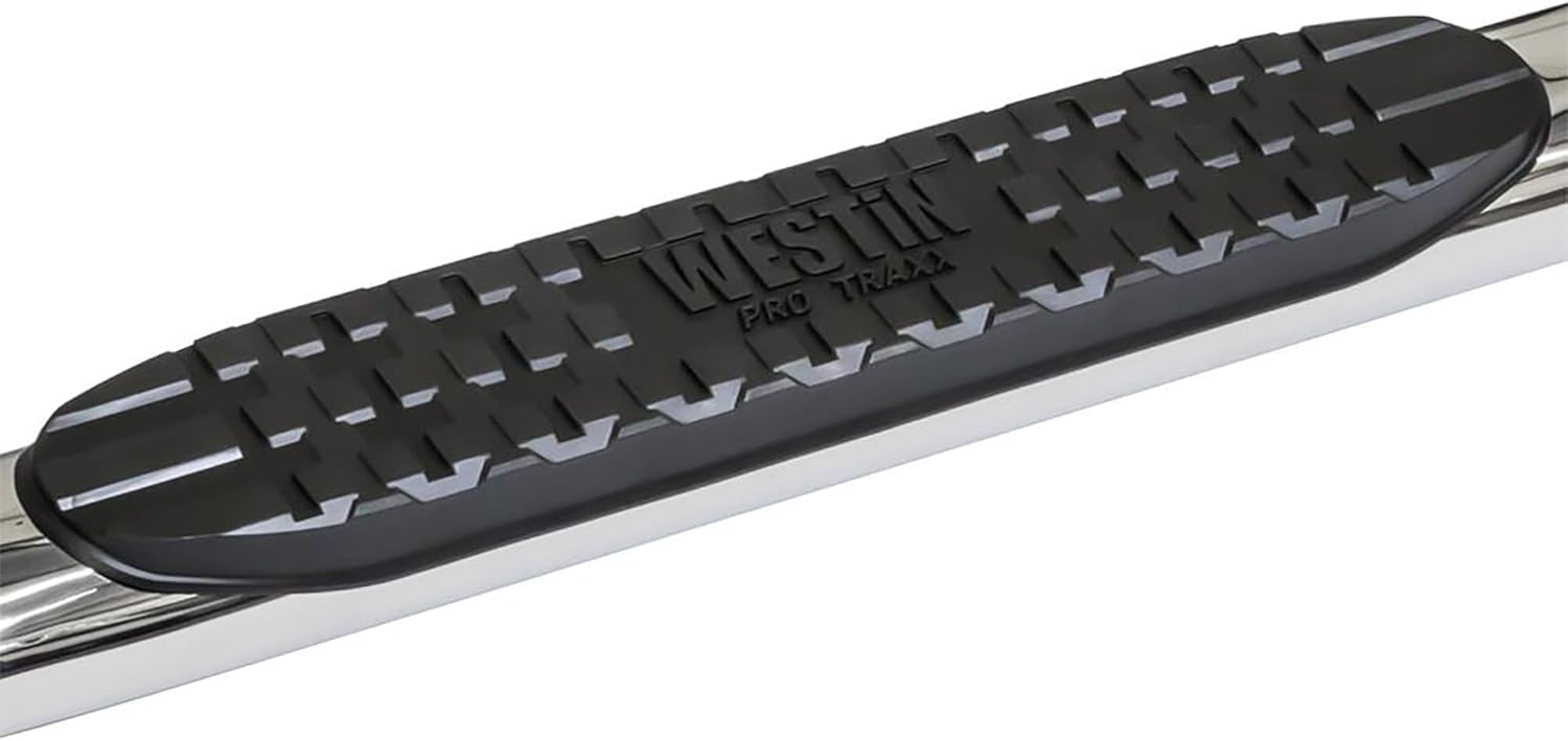 Westin 21-23710 PRO TRAXX 4 Oval Nerf Bars fits 2014-2018 Silverado Sierra 1500 2019 Silverado LD Sierra 1500 Limited 2015-2019 Silverado Sierra 2500 3500 Double Cab Polished Pair