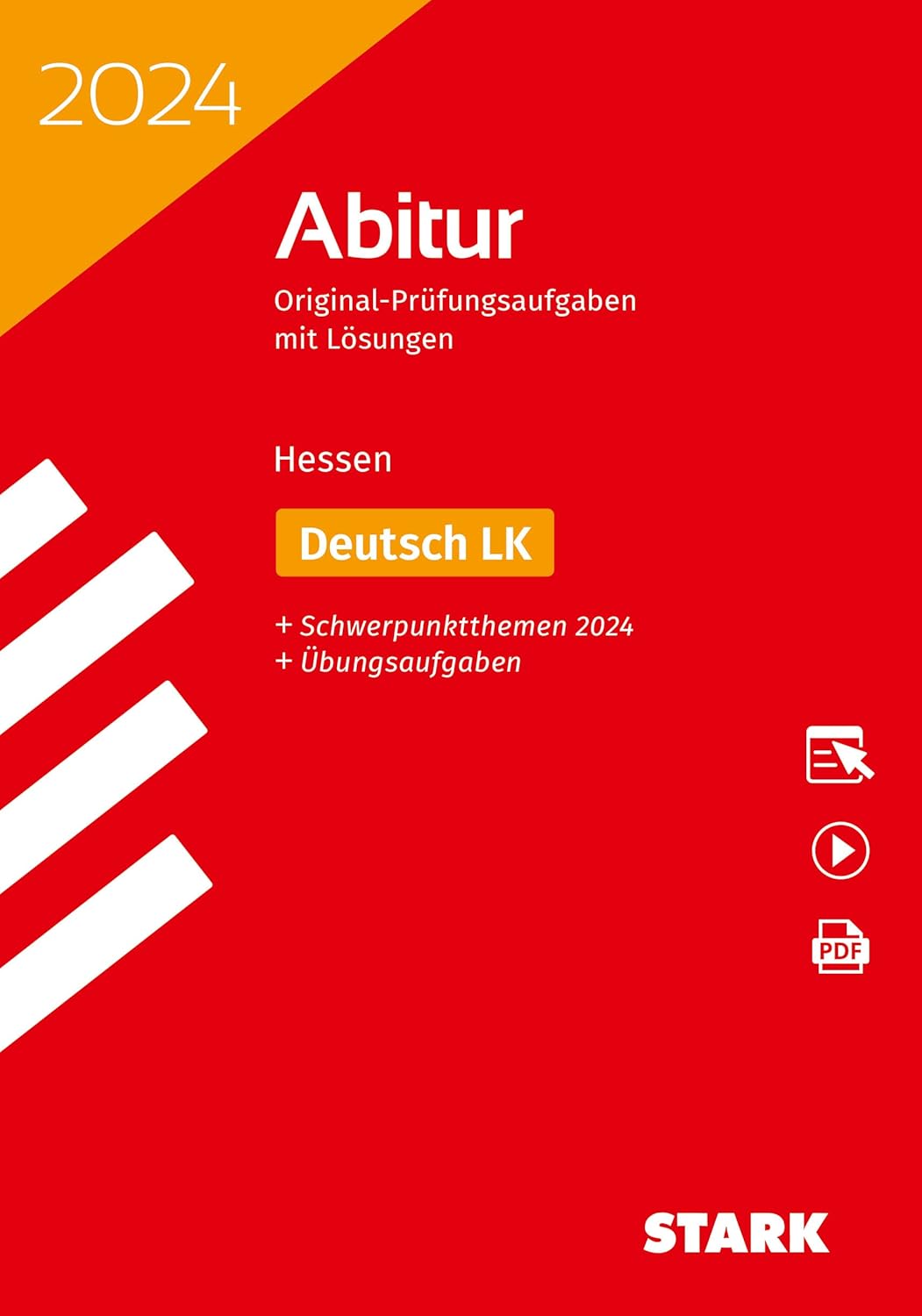  STARK Abiturprüfung Hessen 2024 - Deutsch LK (Abitur-Prüfungen Illustration 