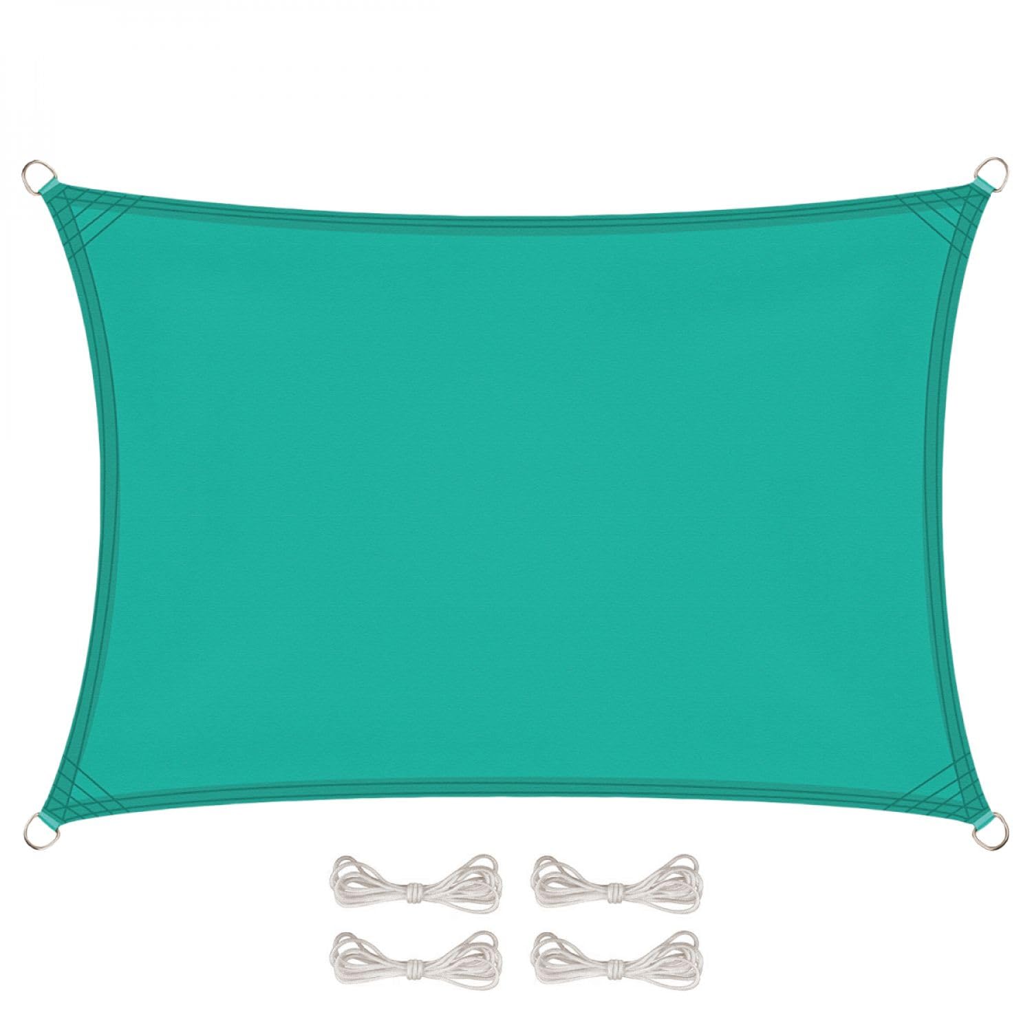 Linxor - Voile d'ombrage rectangulaire pour terrasse, Jardin, Toile imperméable et résistant UV - Plusieurs Tailles et Coloris
