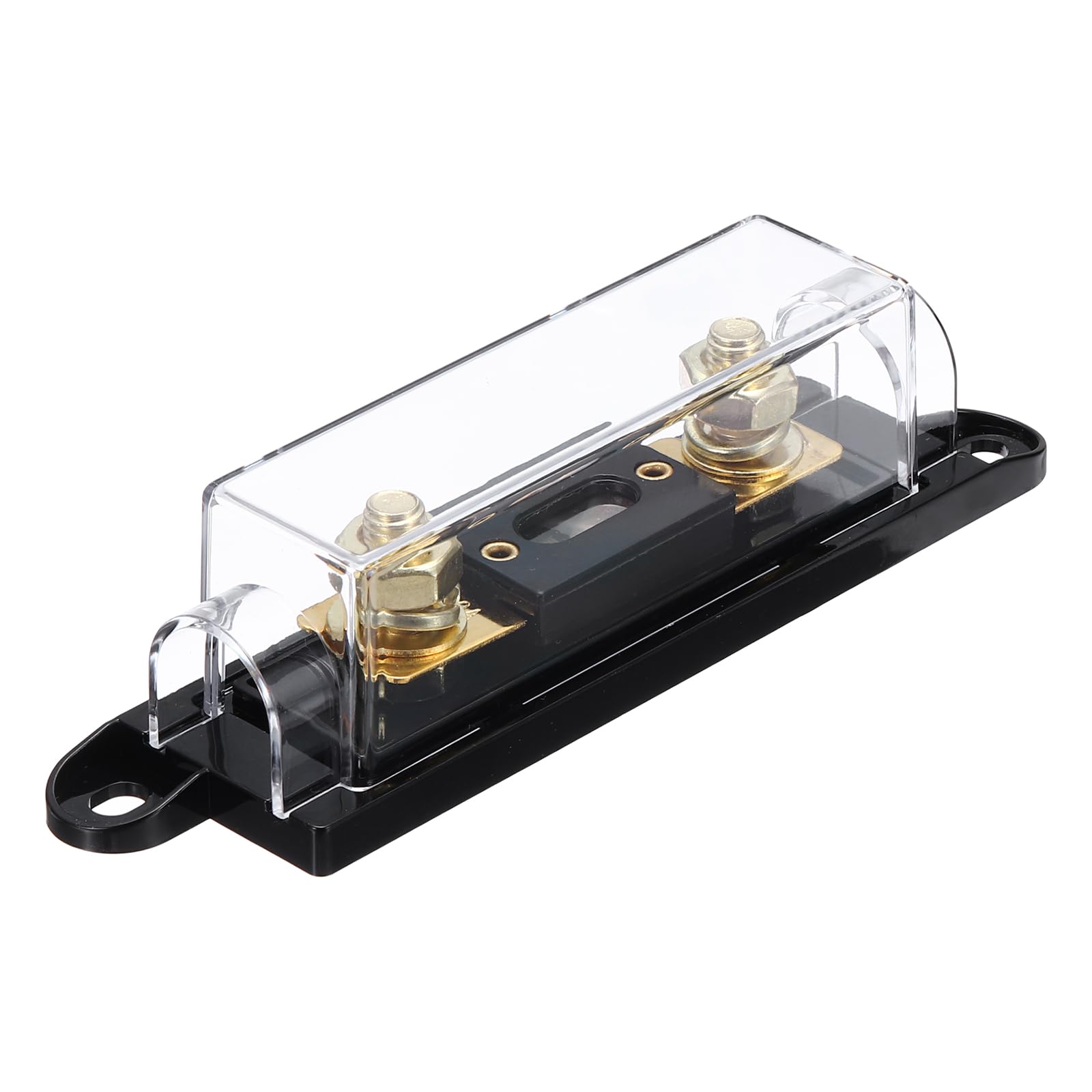 sourcing map 1 Set 30 A 32 V ANL Fuse Holder Kit 30 A Fuse 0/2/4/8 Gauge AWG Inline Fuse Block Fuse Box Automotive Fuse Block for Radio Audio Inverter Amplifier