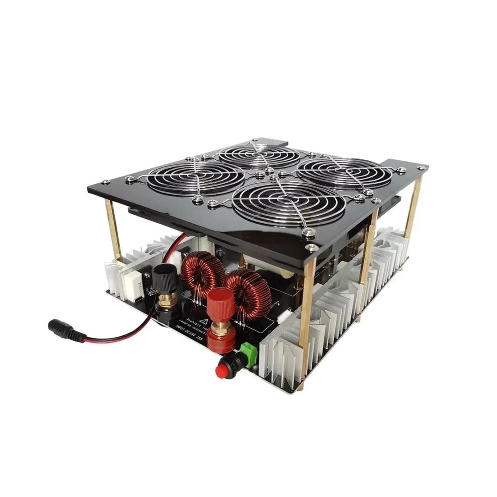 5000W ZVS nagrzewnica indukcyjna nagrzewnica indukcyjna płytka drukowana maszyna grzewcza stopiony metal + cewka + pompa