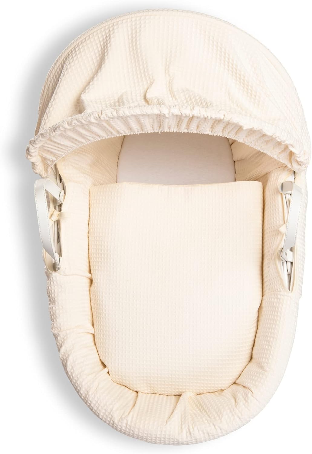 Clair de Lune Moses Basket - Juego de Ropa de Cama, algodón, Color Crema